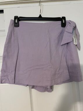 Old Navy Lavender Tie-Waist Skort